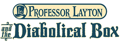 Professor Layton and The Diabolical Box title screen for Nintendo DS